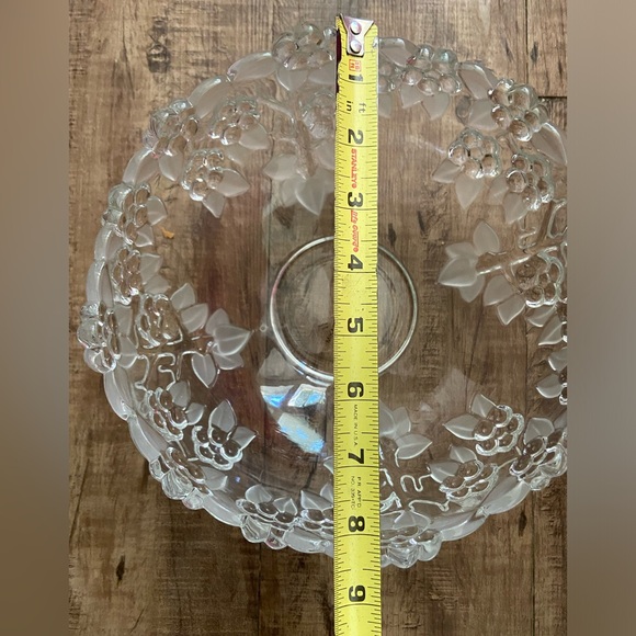 walther crystal mikasa west germany carmen '80's heavy serving bowl - Picture 3 of 16